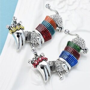 Crown Sweater Dachshund Dog Brooch Enamel Pin